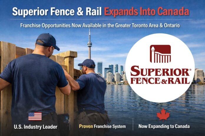 Superior Fence And Rail Expands Into Canada With First International Franchise Launch