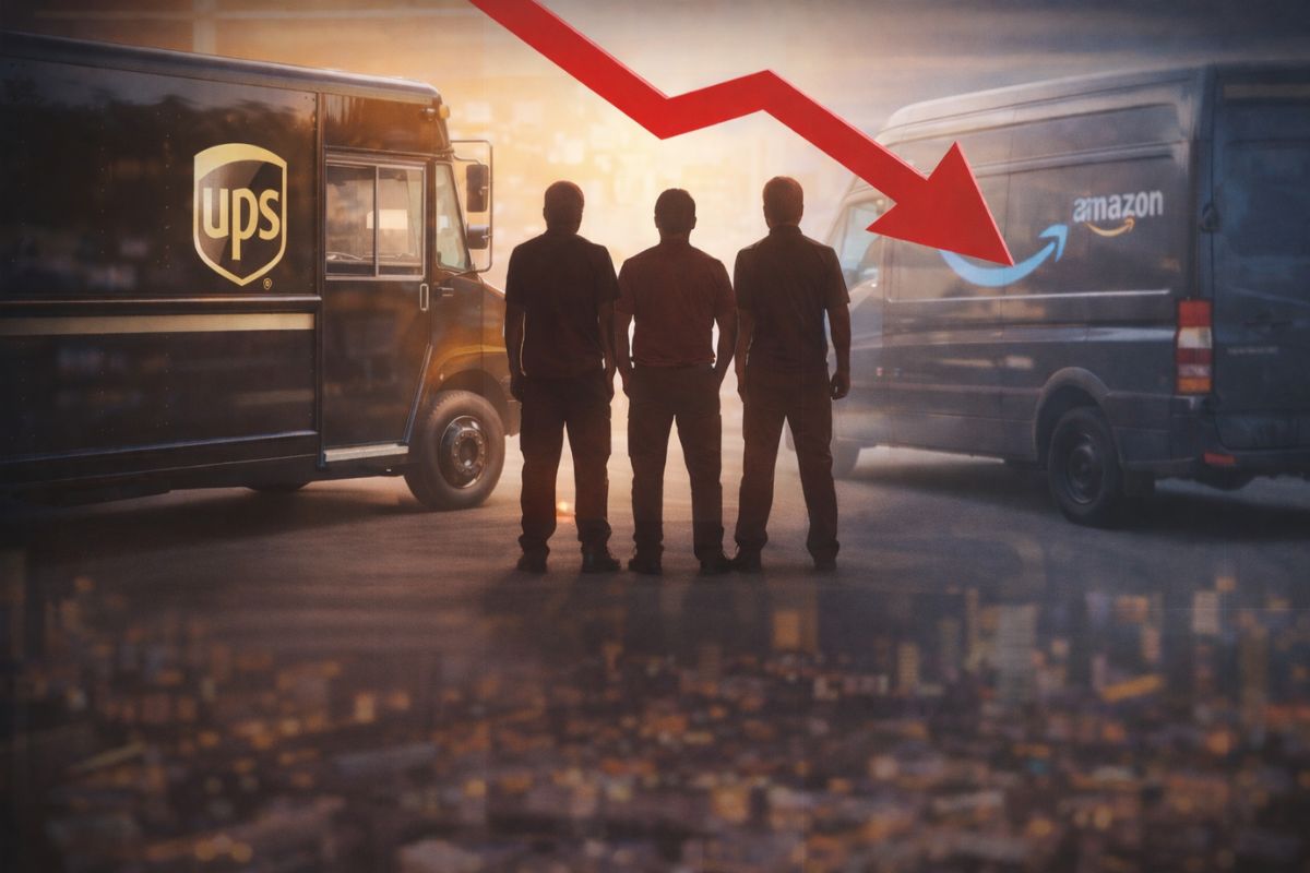 UPS to Cut Up to 30000 Jobs as It Scales Back Amazon Deliveries (1)